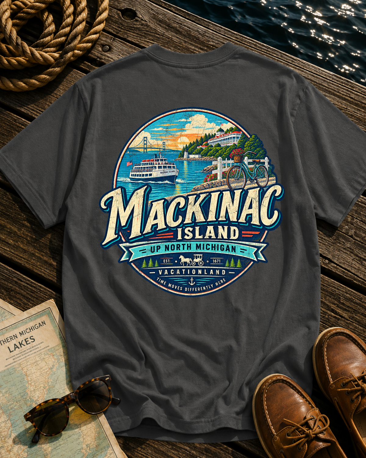 Mackinac Island Vacationland T-Shirt