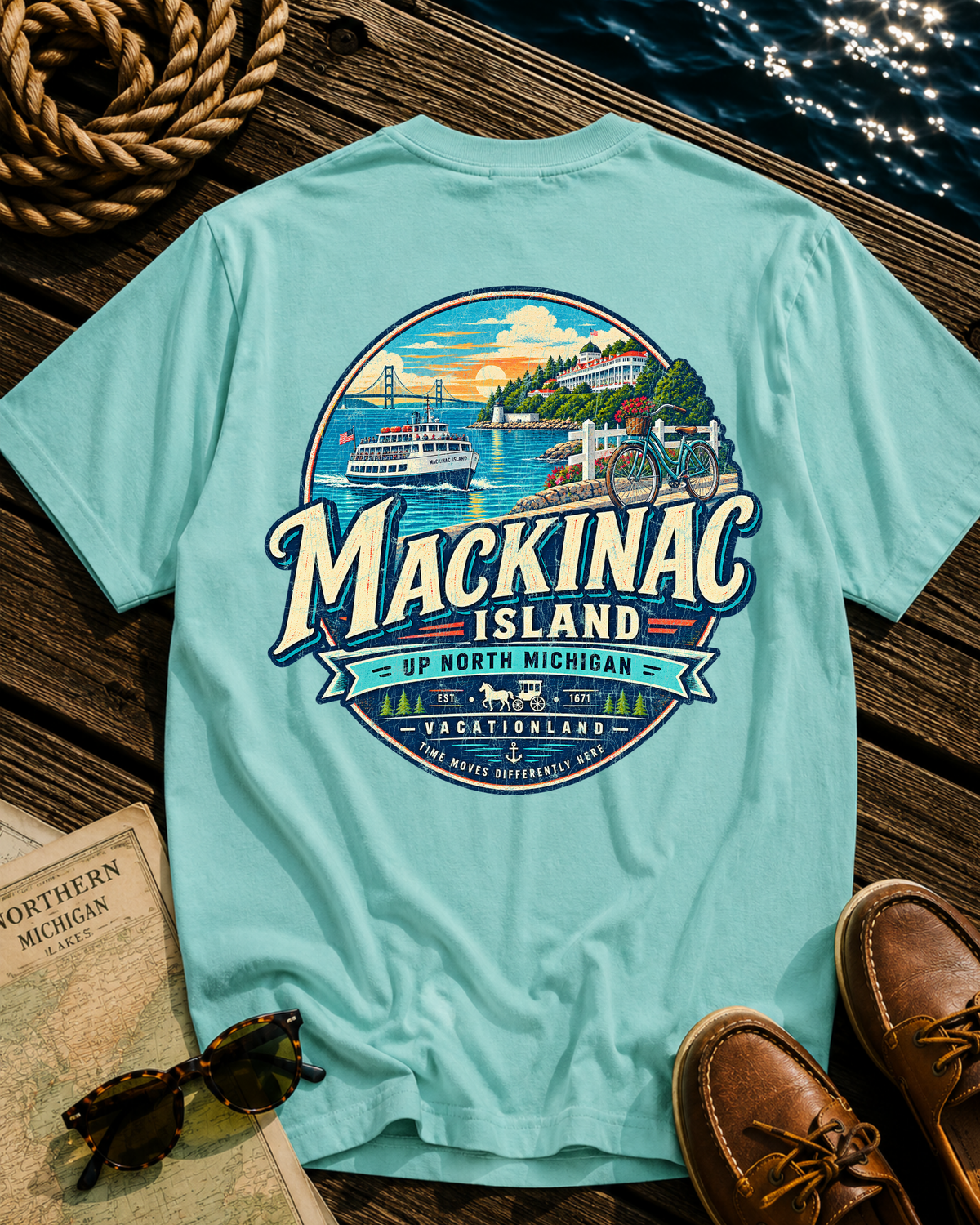 Mackinac Island Vacationland T-Shirt