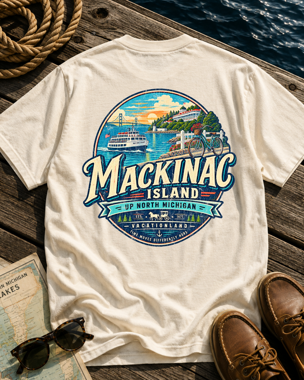 Mackinac Island Vacationland T-Shirt
