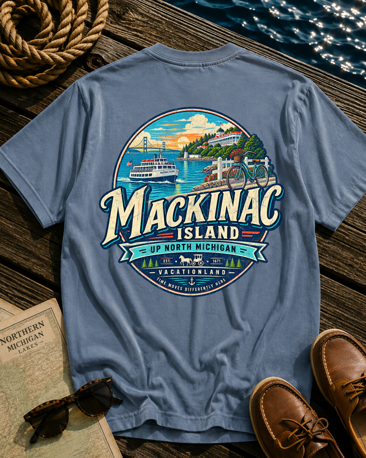 Mackinac Island Vacationland T-Shirt