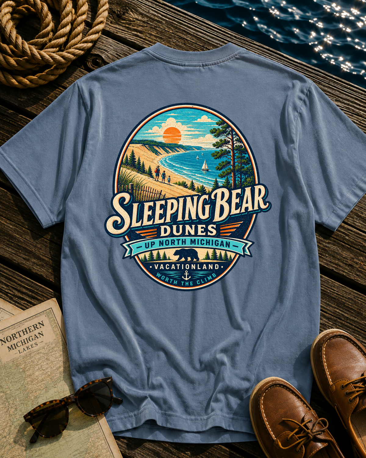 Sleeping Bear Dunes Vacationland T-Shirt