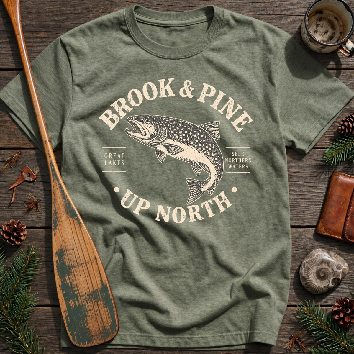 Brook & Pine Heritage Trout T-Shirt