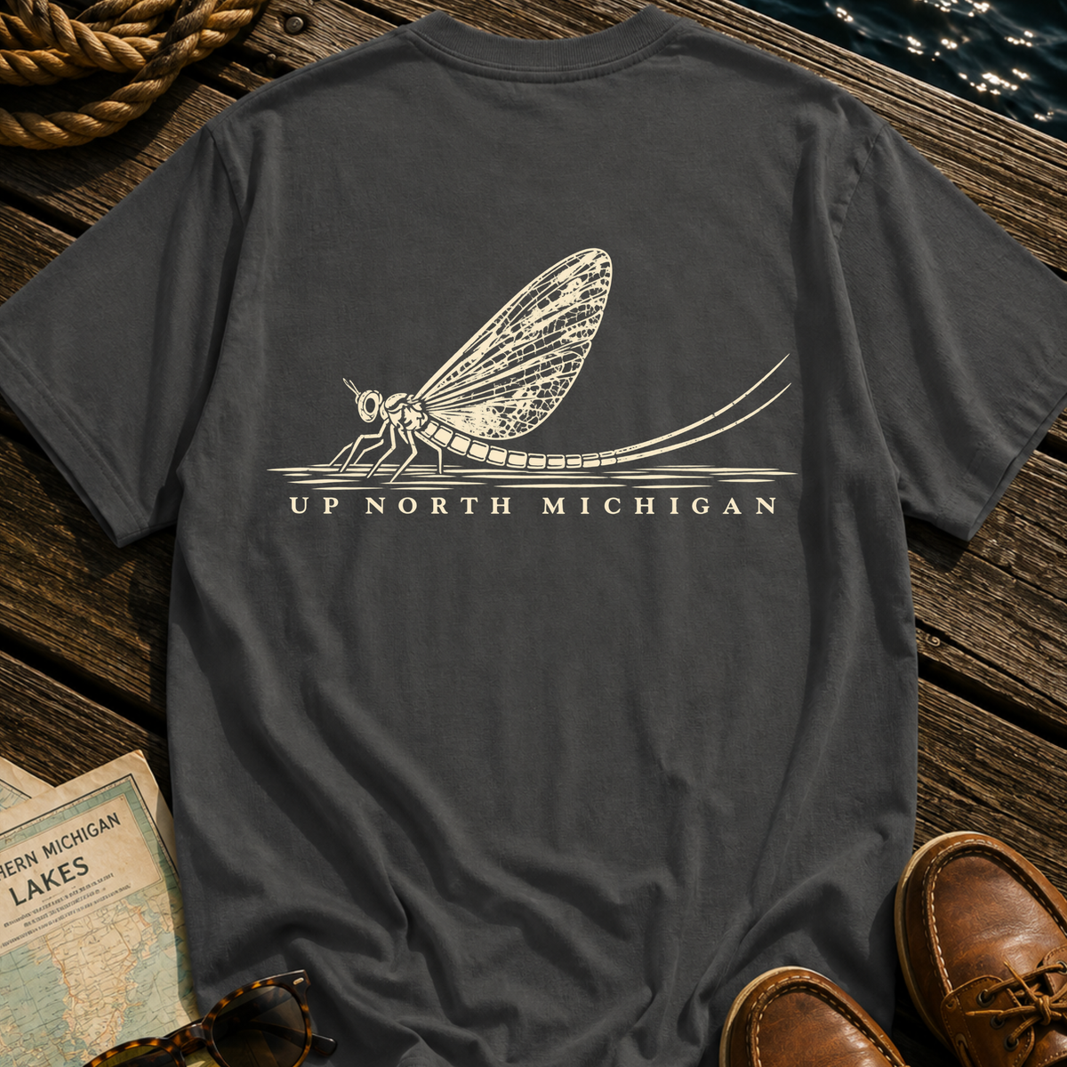 Up North Mayfly T-Shirt