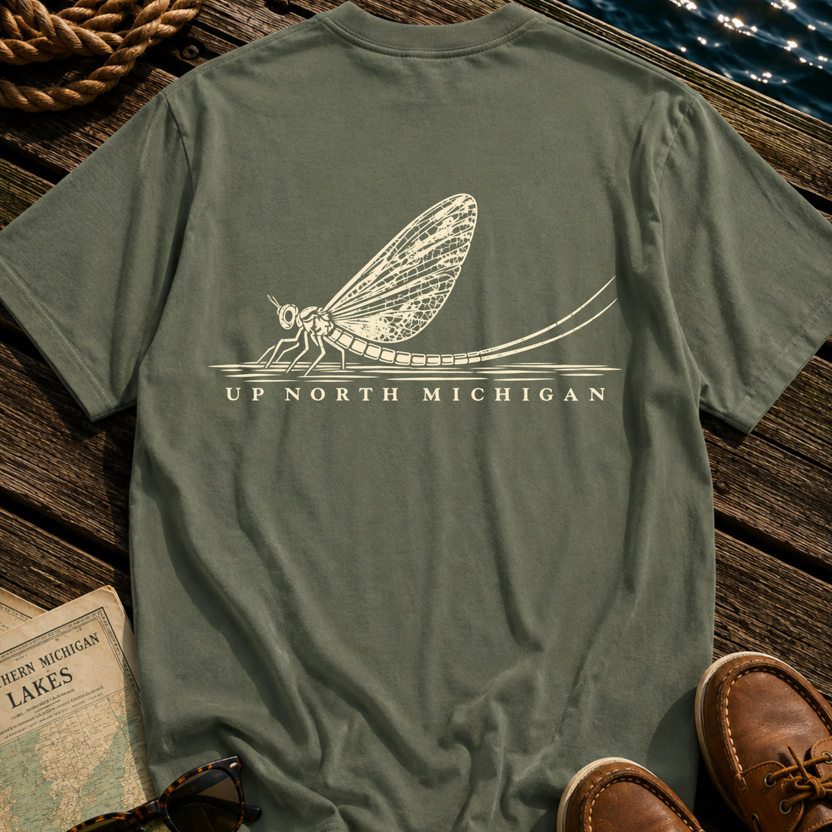 Up North Mayfly T-Shirt