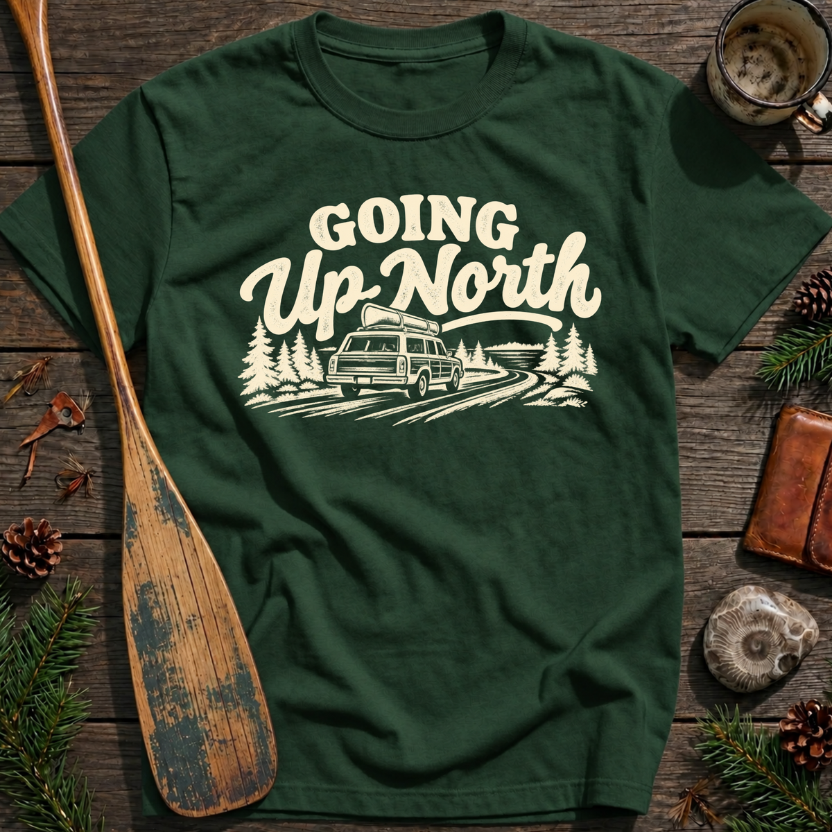 Going Up North Road Trip T‑Shirt