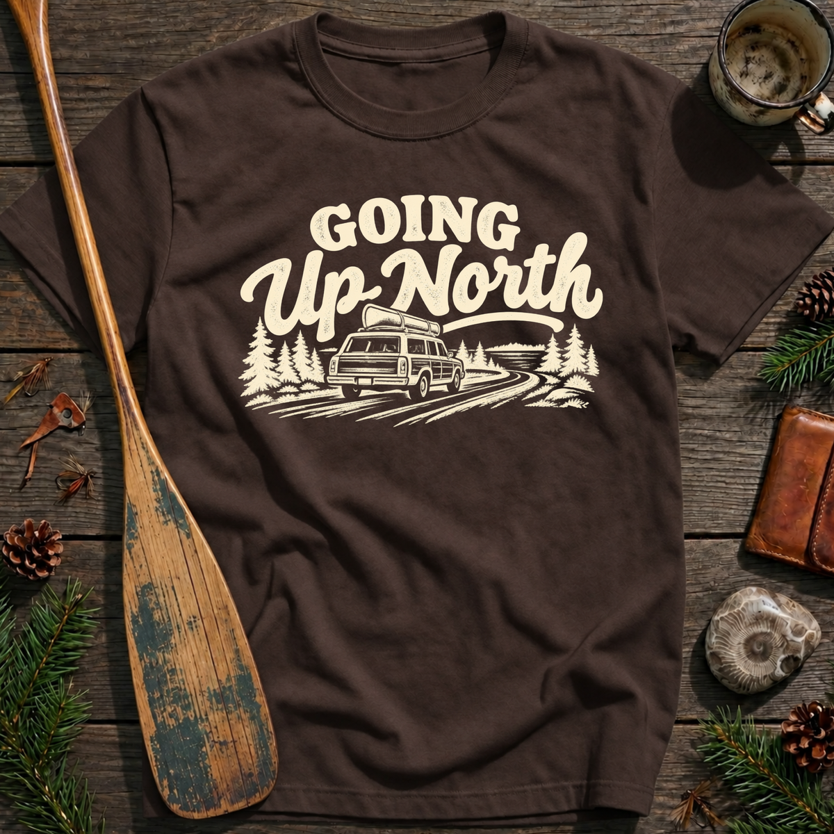 Going Up North Road Trip T‑Shirt
