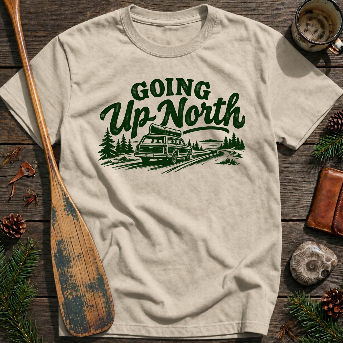 Going Up North Road Trip T‑Shirt
