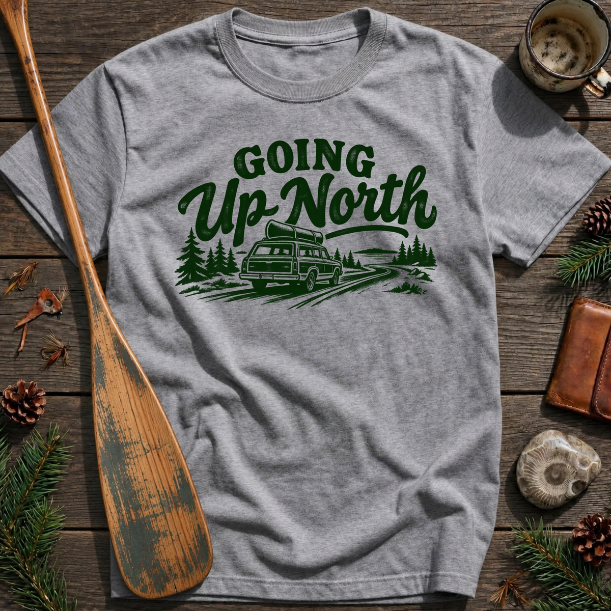 Going Up North Road Trip T‑Shirt