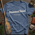 Drummond Island Michigan Vintage Script T‑Shirt