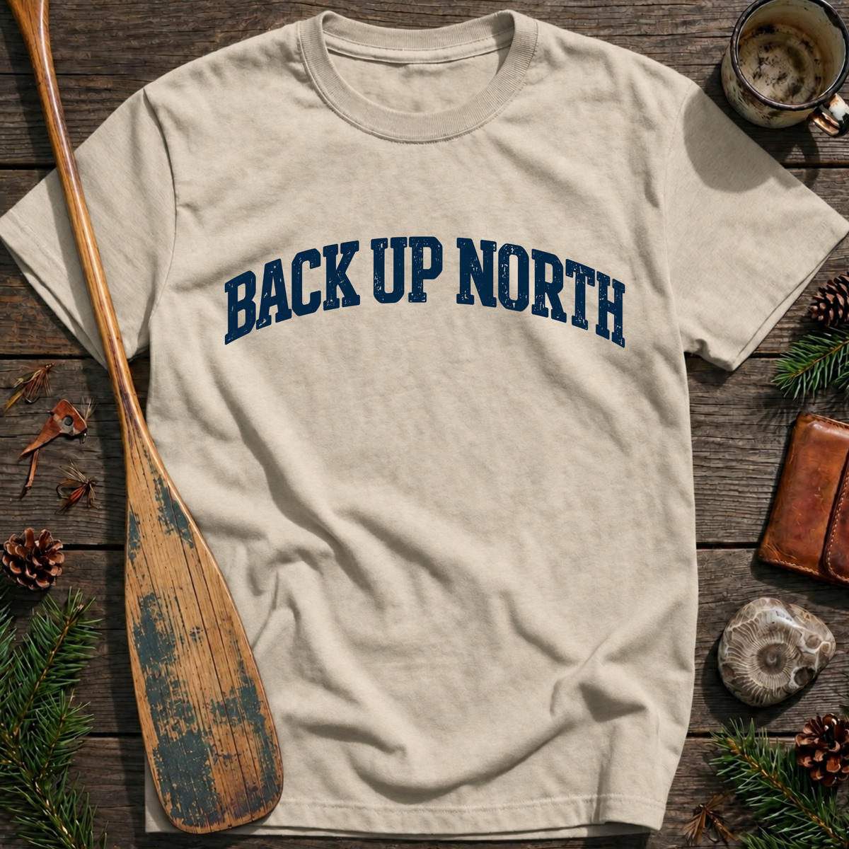 Back Up North Block T‑Shirt