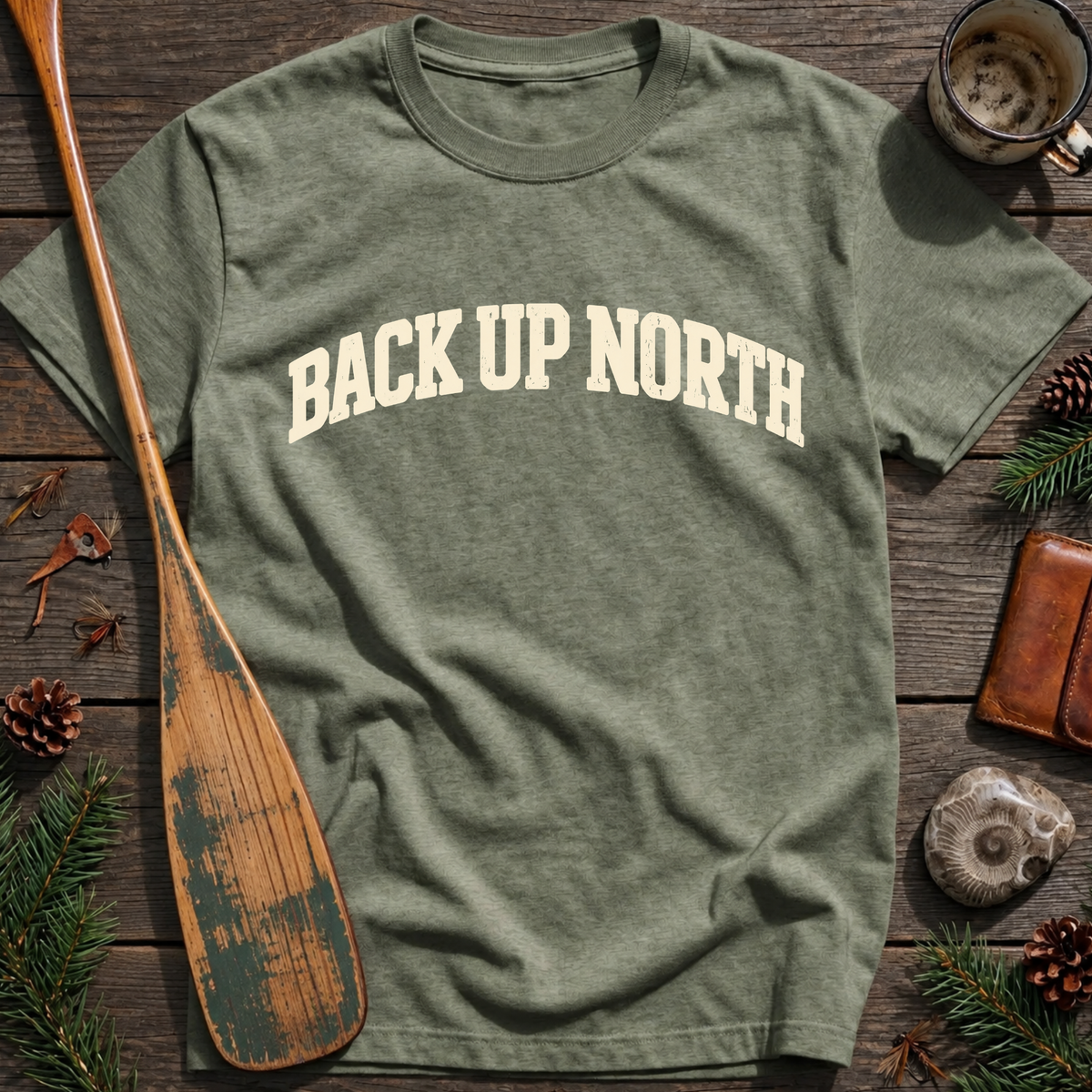 Back Up North Block T‑Shirt