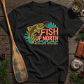 Fish Up North Retro Neon Trout T-Shirt