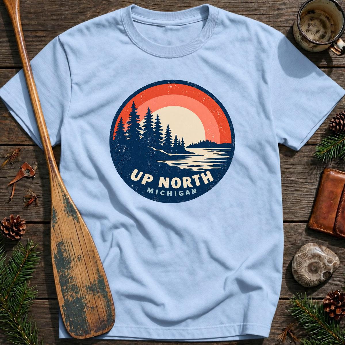 Fresh Coast Sunset Badge T-Shirt