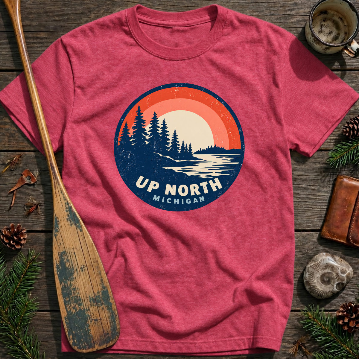 Fresh Coast Sunset Badge T-Shirt