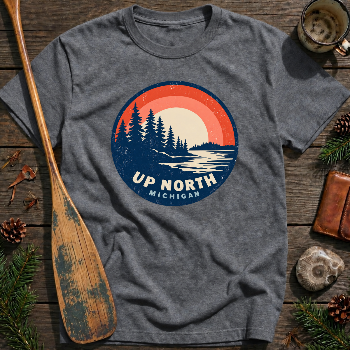 Fresh Coast Sunset Badge T-Shirt