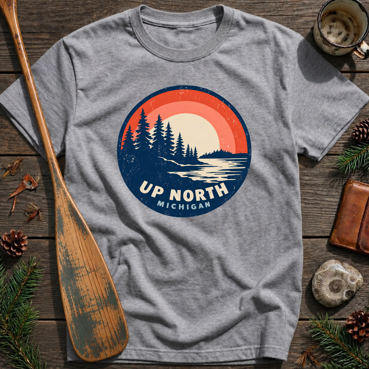 Fresh Coast Sunset Badge T-Shirt