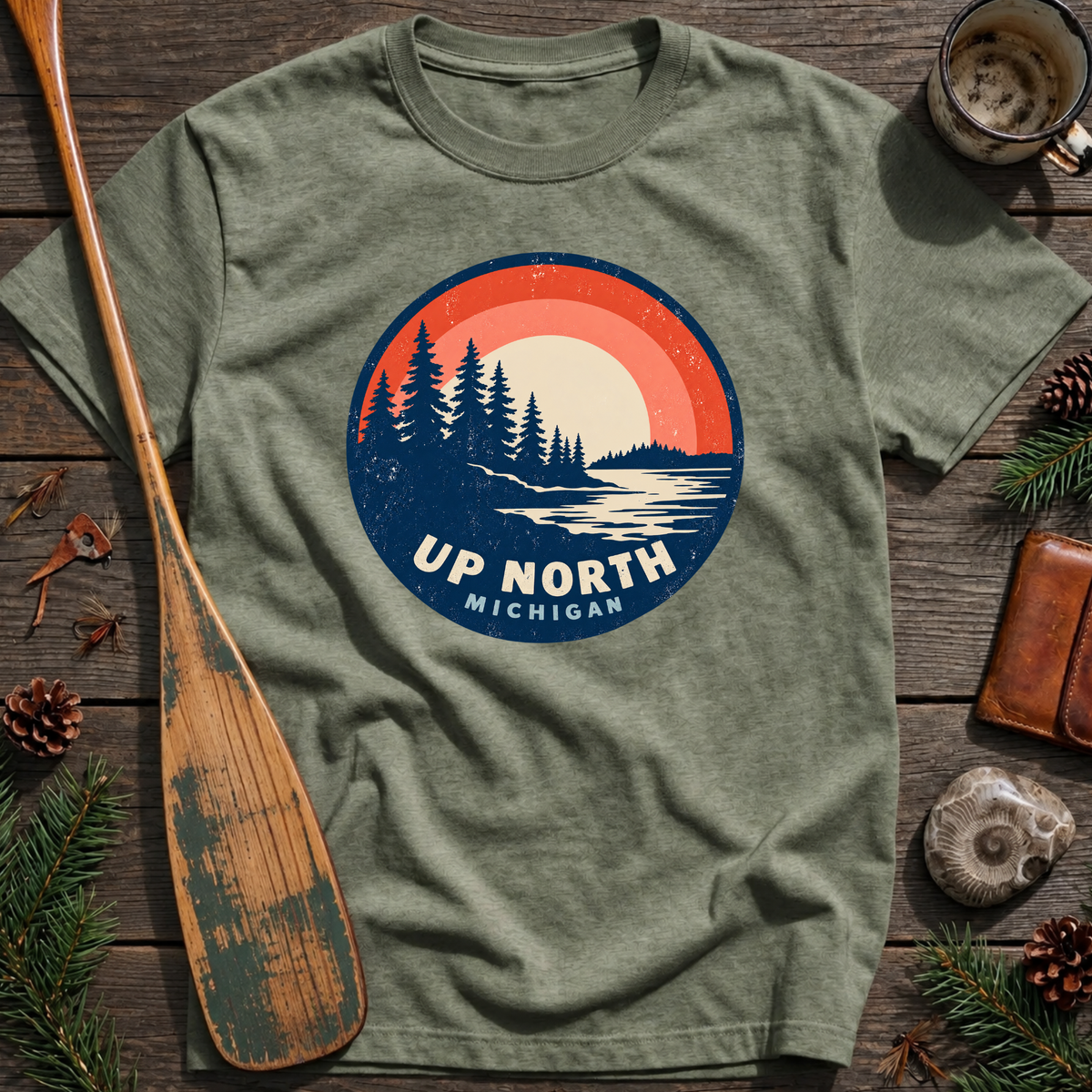 Fresh Coast Sunset Badge T-Shirt