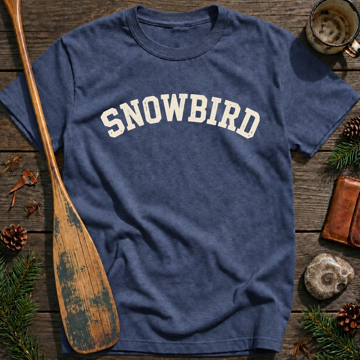 Snowbird Block Text T‑Shirt