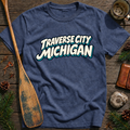 Traverse City Michigan Resort Text T‑Shirt
