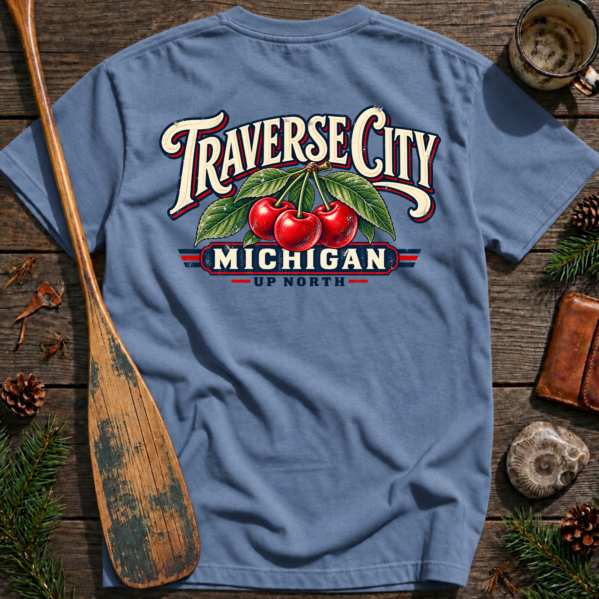 Traverse City Cherry Vintage T-Shirt