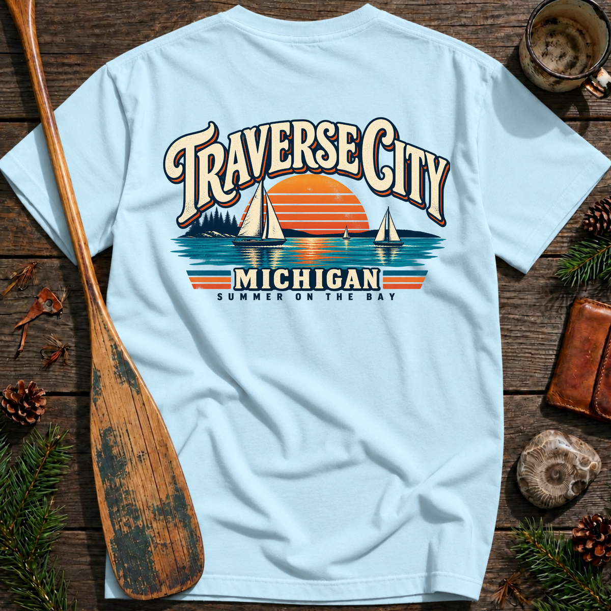Traverse City Summer on the Bay Vintage T-Shirt