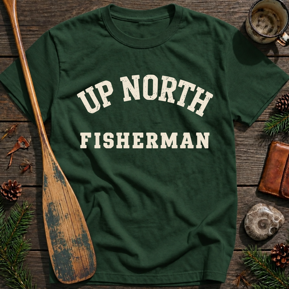 Up North Fisherman Block T‑Shirt