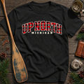 Up North Michigan Buffalo Plaid T‑Shirt