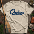 Onekama Michigan Heritage Script T‑Shirt