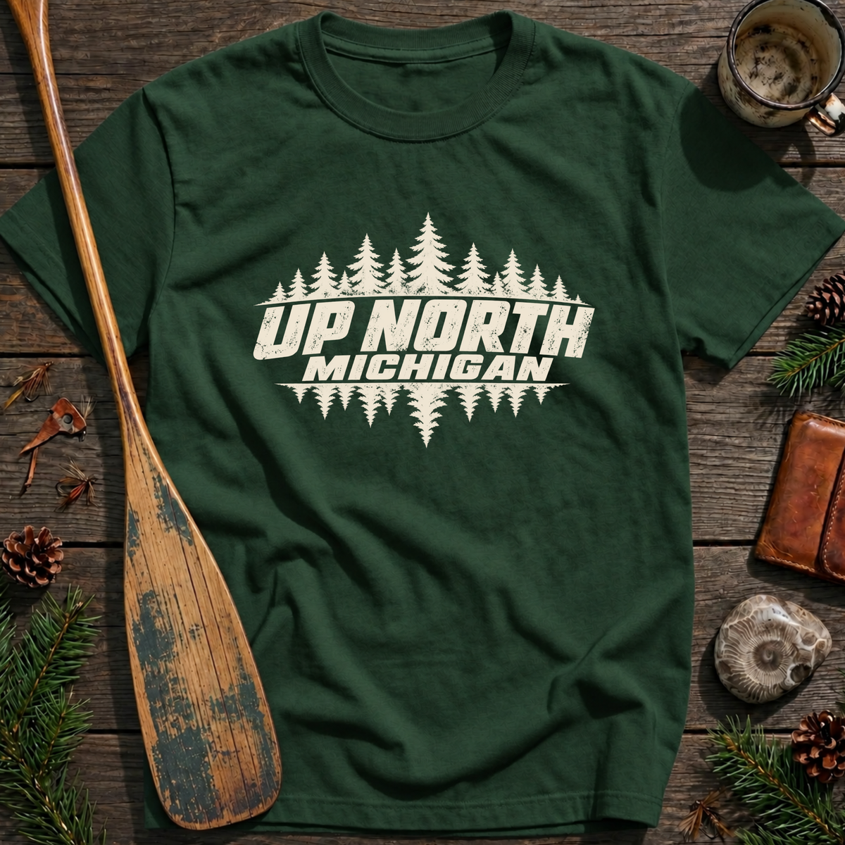 Up North Michigan Timberline T-Shirt