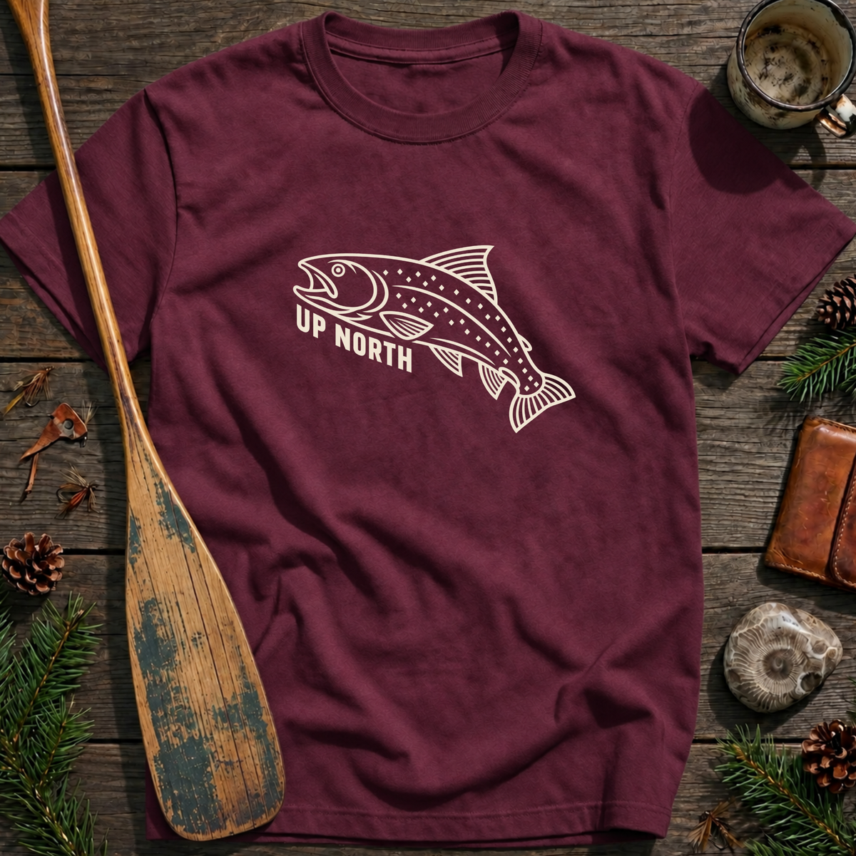 Up North Jumping Trout T-Shirt