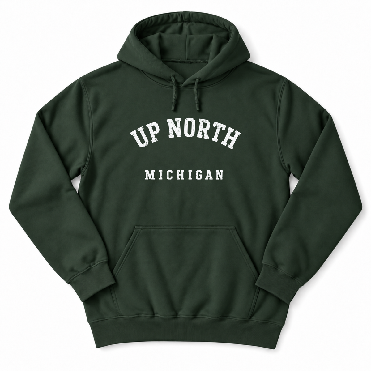 Up North Michigan Block Hooded Sweatshirt