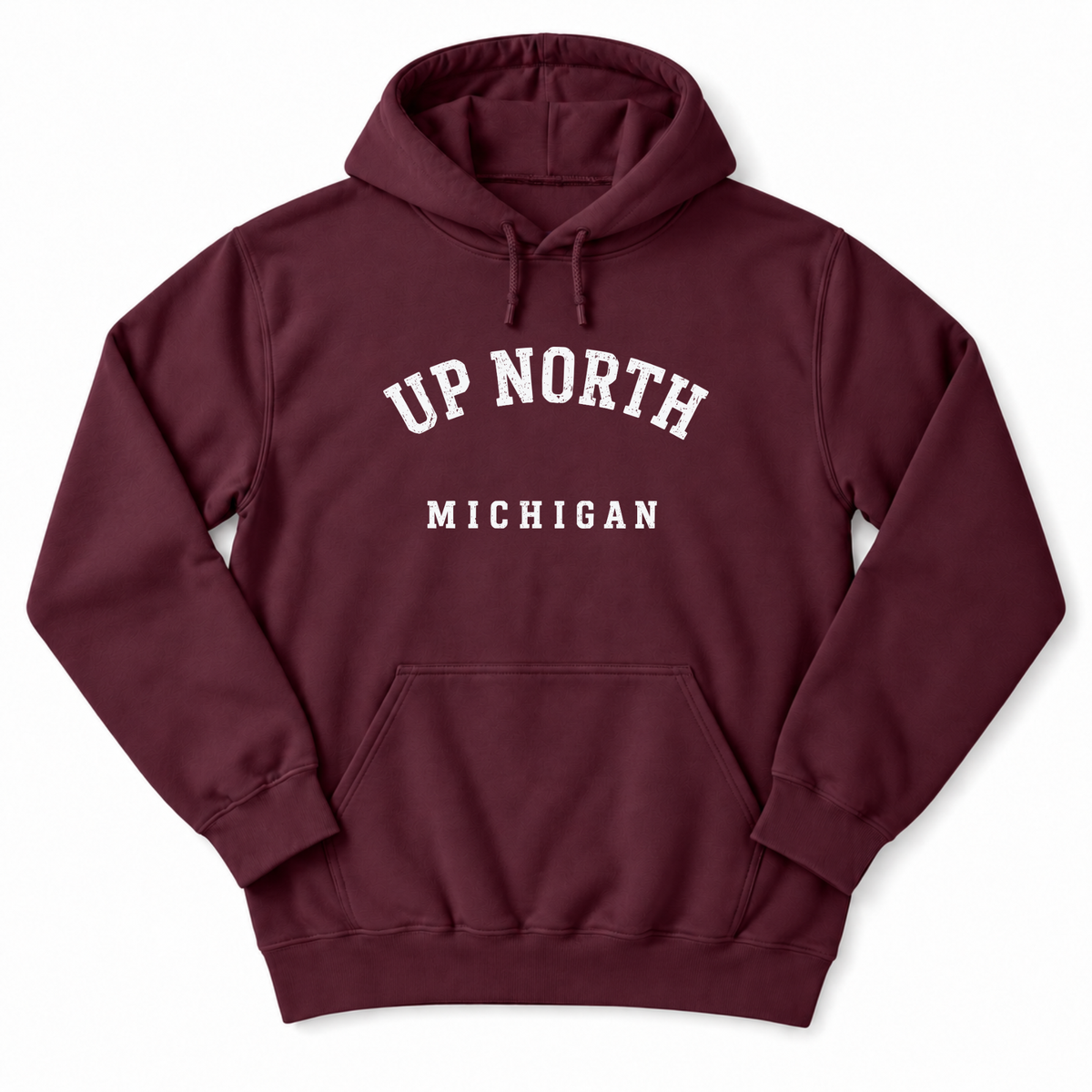 Up North Michigan Block Hooded Sweatshirt