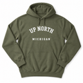 Up North Michigan Block Hooded Sweatshirt