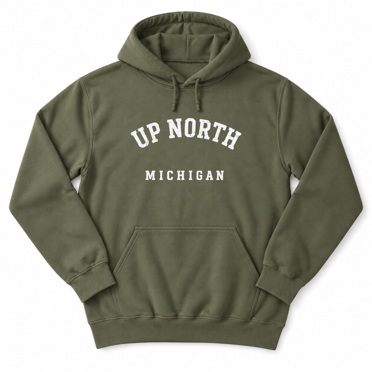 Up North Michigan Block Hooded Sweatshirt