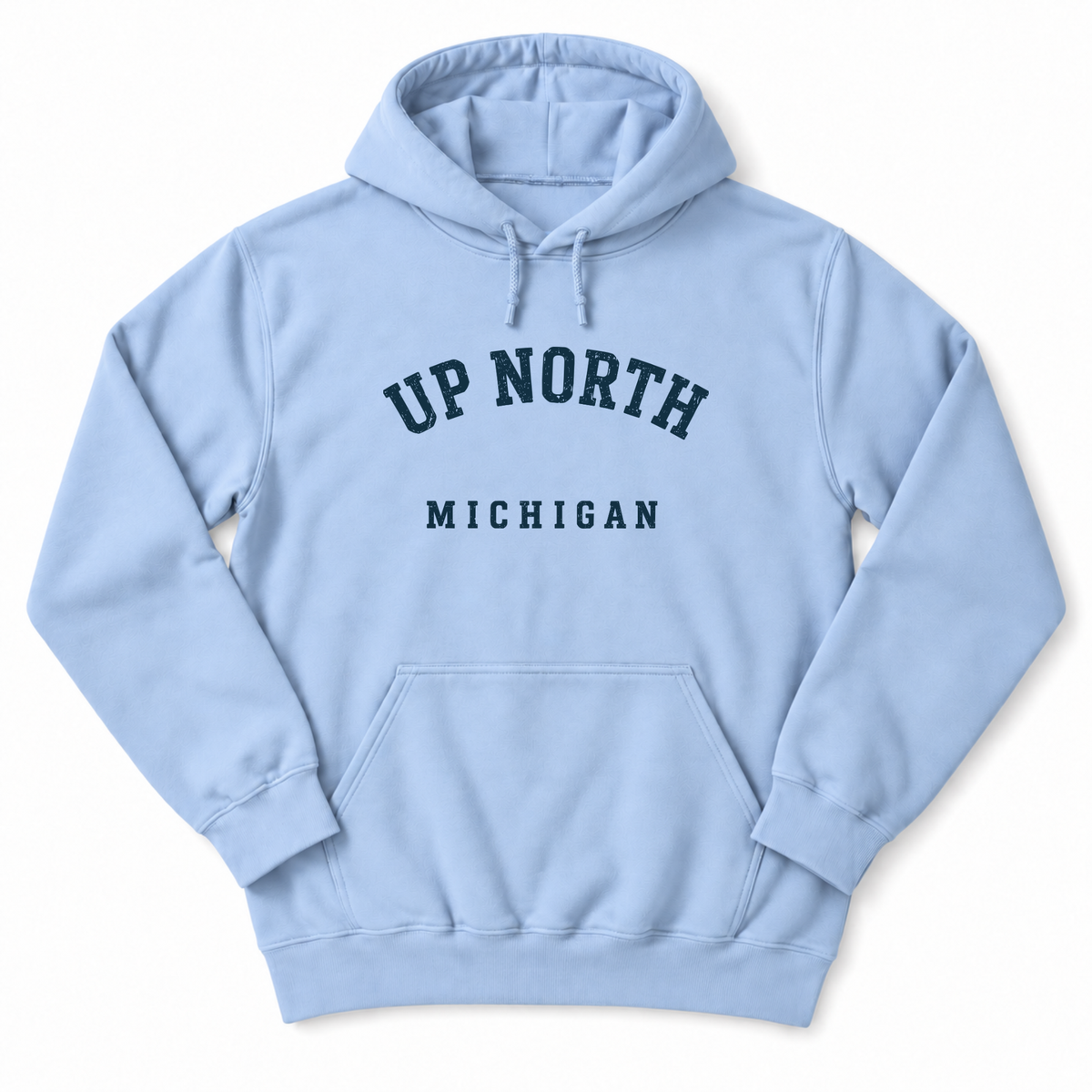 Up North Michigan Block Hooded Sweatshirt