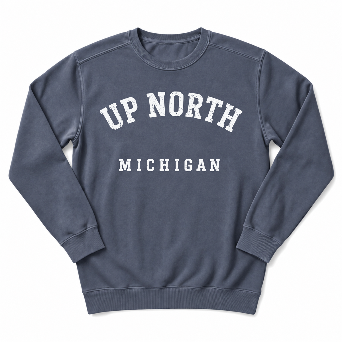 Up North Michigan Block Crewneck Sweatshirt