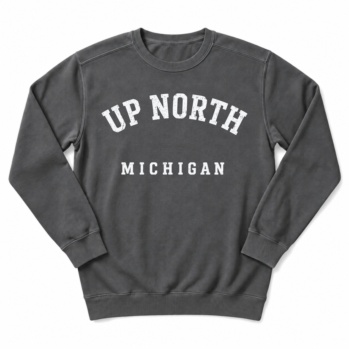 Up North Michigan Block Crewneck Sweatshirt