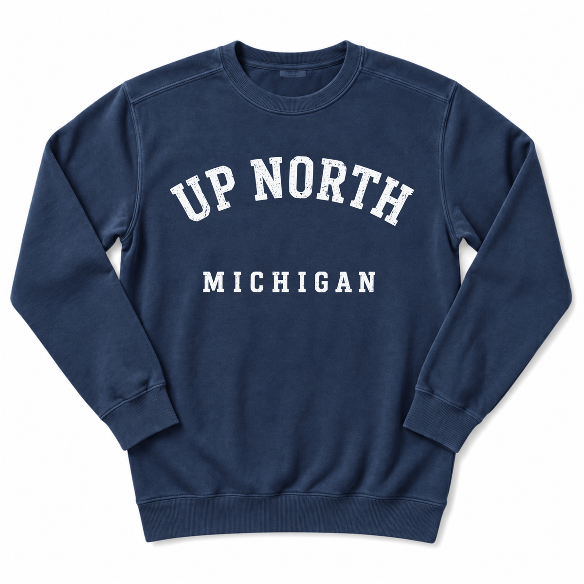 Up North Michigan Block Crewneck Sweatshirt