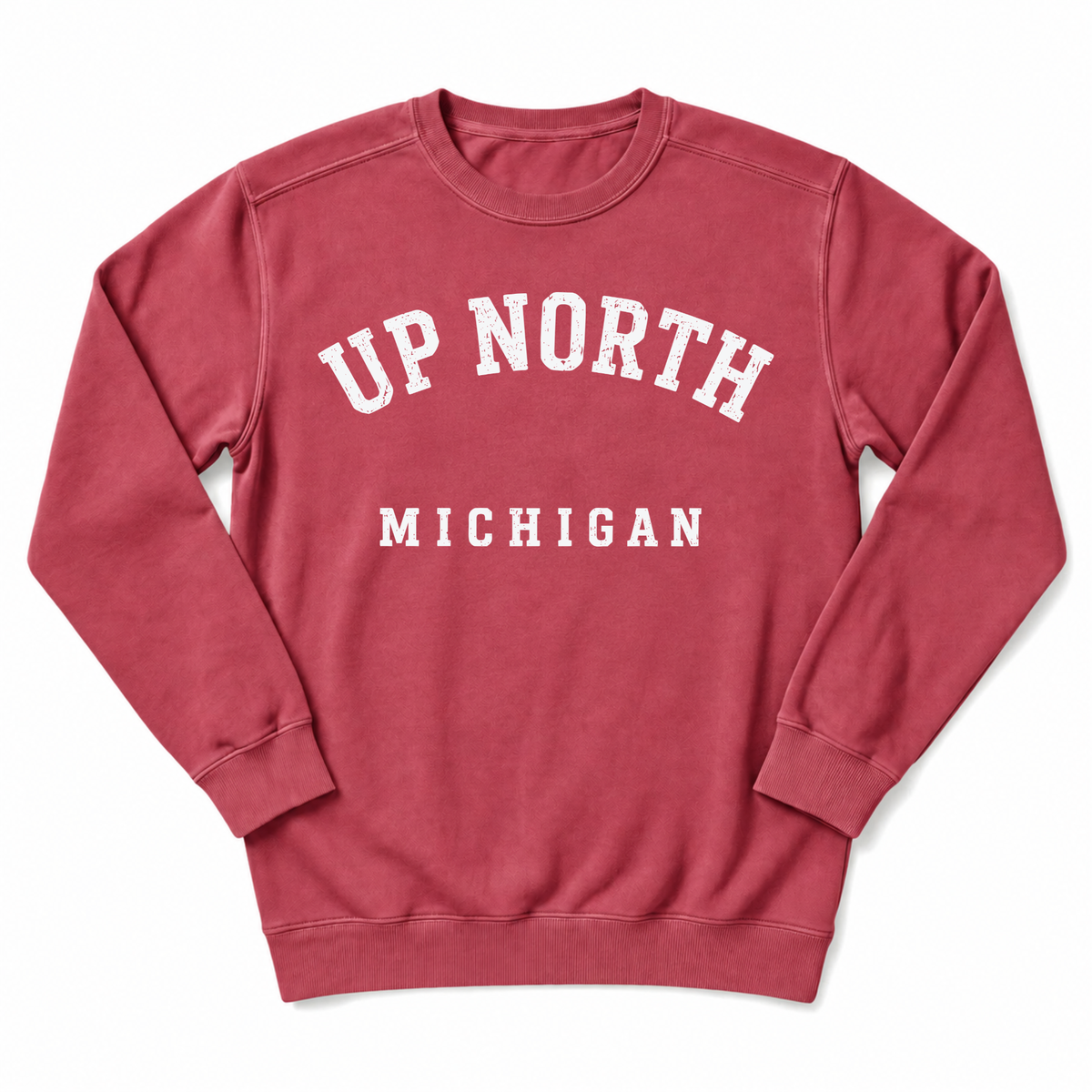 Up North Michigan Block Crewneck Sweatshirt