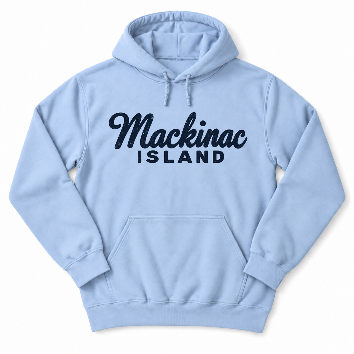 Mackinac Island Heritage Script Hooded Sweatshirt
