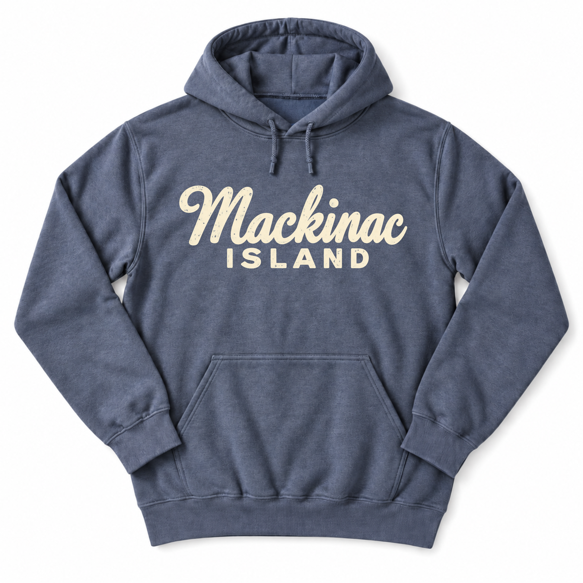 Mackinac Island Heritage Script Hooded Sweatshirt