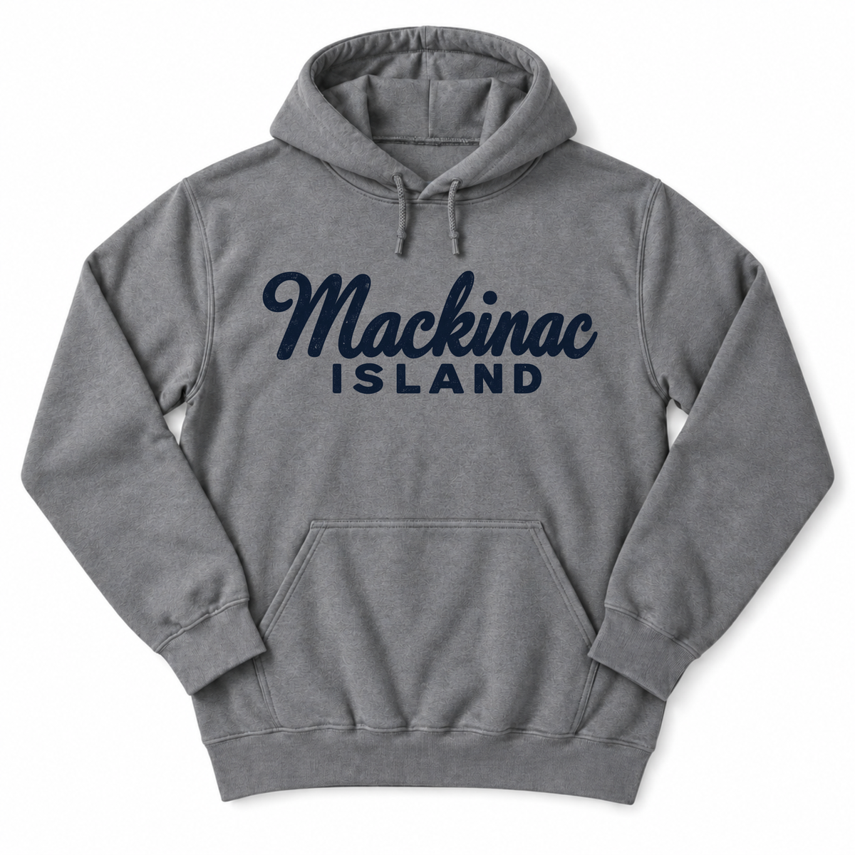 Mackinac Island Heritage Script Hooded Sweatshirt