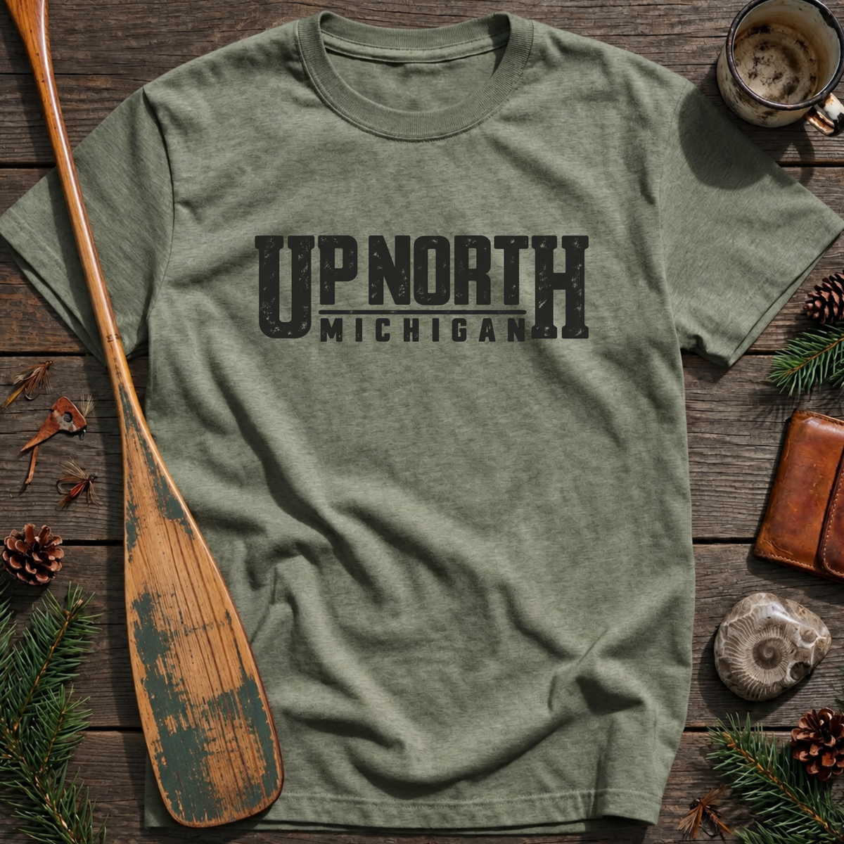 Up North Michigan Blackout T-Shirt