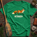 Folk Wild Fox Up North Michigan T-Shirt