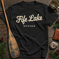 Fife Lake Michigan Vintage Script T‑Shirt