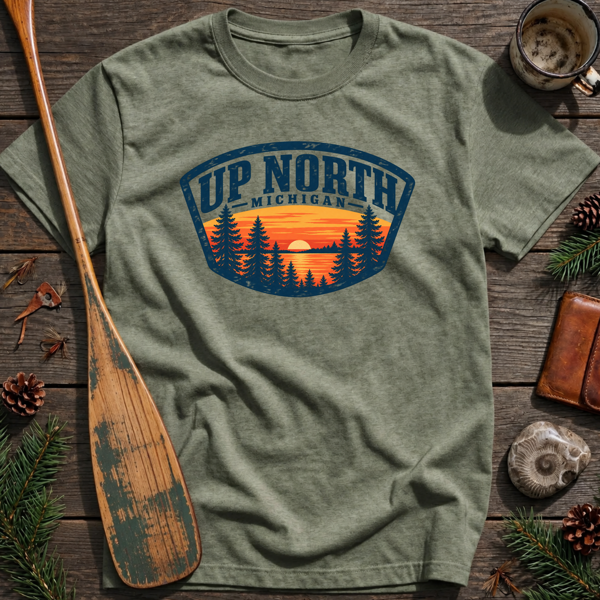 Up North Michigan Sunset T-Shirt