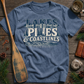 Lakes Pines Coastlines T‑Shirt