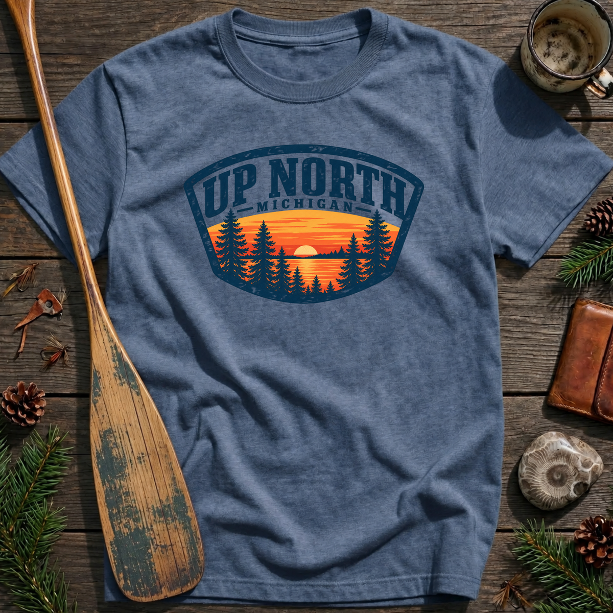 Up North Michigan Sunset T-Shirt