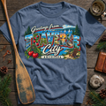 Greetings from Traverse City Michigan T‑Shirt