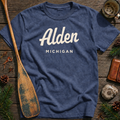 Alden Michigan Vintage Script T‑Shirt